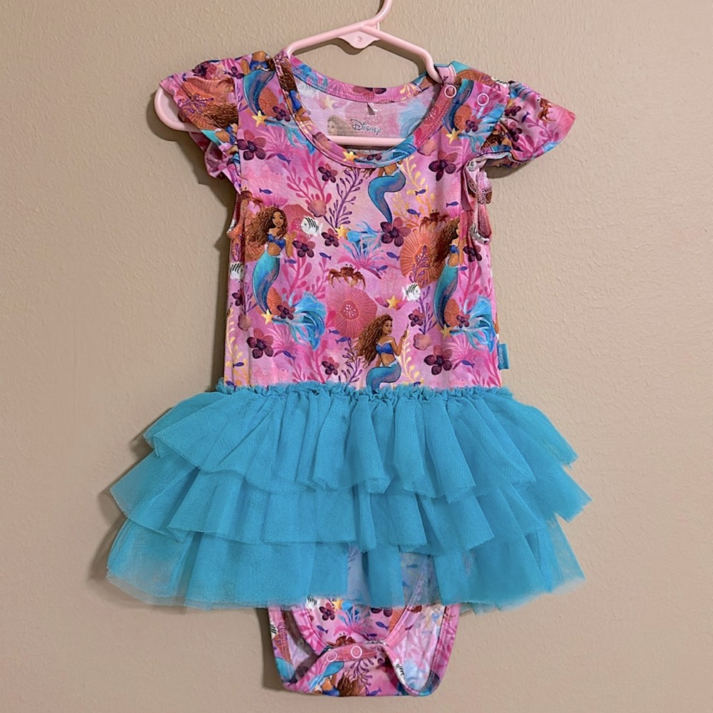 Posh Peanut Little Mermaid bodysuit Twirl